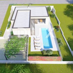 ISTRA, LABIN - Zemljište s građevinskom dozvolom, zadnje u naselju