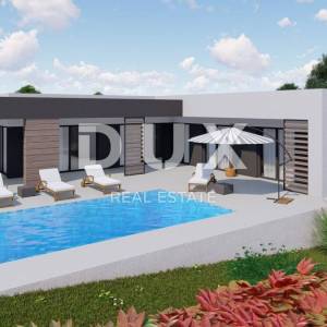ISTRA, LABIN - Zemljište s građevinskom dozvolom, zadnje u zoni gradnje