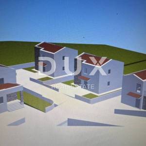ISTRA, MARČANA - Građevinsko zemljište s projektom za izgradnju prizemnice s bazenom
