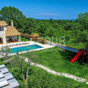 Istra, Marčana, luksuzna vila na osami, bazen, wellness zona, velika okućnica