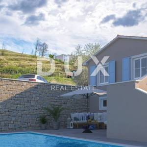ISTRA, MOMJAN - Prekrasna vila s bazenom i pogledom na vinograde i maslinike