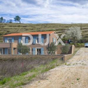 ISTRA, MOMJAN - Prekrasna vila s bazenom i pogledom na vinograde i maslinike
