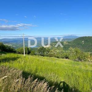 ISTRA, MOTOVUN, OKOLICA - Građevinsko zemljište panoramskog pogleda na Butonigu
