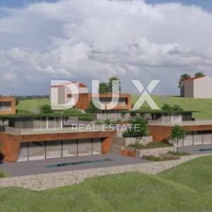 ISTRA, MOTOVUN, OKOLICA - Projekt za izgradnju 4 vile s bazenom