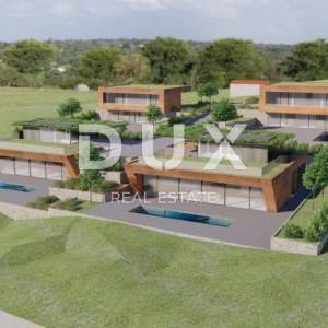 ISTRA, MOTOVUN, OKOLICA - Projekt za izgradnju 4 vile s bazenom