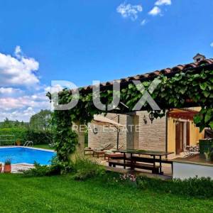 ISTRA, MOTOVUN - Rustikalna kuća s bazenom