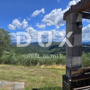 ISTRA, MOTOVUN - Veliko imanje od 170.000 m2, najljepši pogled u Istri - jezero Butoniga, Učka, Ćićarija, Motovun i Motovunska tartufarska šuma!