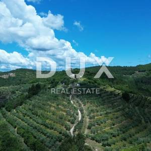 ISTRA, MOTOVUN - Veliko imanje od 170.000 m2, najljepši pogled u Istri - jezero Butoniga, Učka, Ćićarija, Motovun i Motovunska tartufarska šuma!
