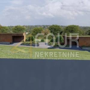 Istra, Novaki Motovunski, zemljište s projektom za 4 vile s bazenima