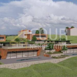Istra, Novaki Motovunski, zemljište s projektom za 4 vile s bazenima