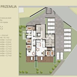 ISTRA, NOVIGRAD - Stan s vrtom u luksuznoj novogradnji