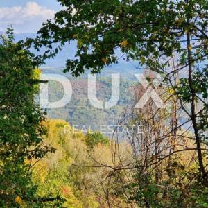 ISTRA, PIĆAN imanje s prekrasnim pogledom i ruševnom kamenom kućom