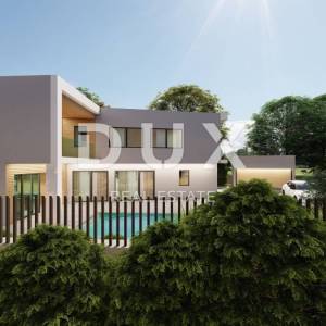 ISTRA, POMER - Moderna novgradnja u ROH BAU fazi s pogledom na more