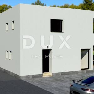  ISTRA, POREČ - Dvojna kuća bazenom u roh bau fazi nedaleko grada