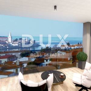 ISTRA, POREČ  Luksuzan penthouse sa predivnim pogledom na grad i more