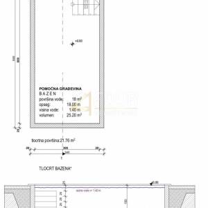Istra, Poreč, luksuzan stan s bazenom, 77.03m2, 2s+db