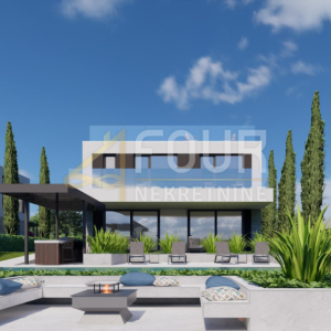 Istra, Poreč, moderna villa s bazenom, krovna terasa, sauna
