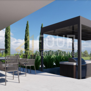 Istra, Poreč, moderna villa s bazenom, krovna terasa, sauna