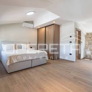 Istra, Poreč okolica- dugoročni najam kamena kuća s bazenom, pogledom na more
