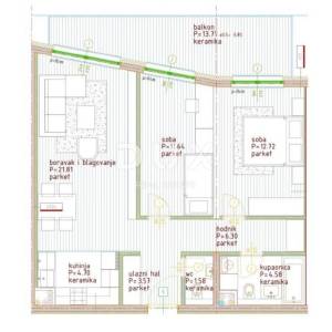 ISTRA, POREČ - Penthouse 120m2, novogradnja 800m od mora!