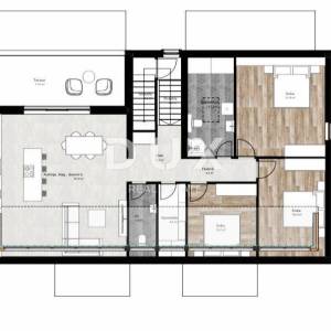 ISTRA, POREČ - PENTHOUSE na mirnoj lokaciji 2km od mora 