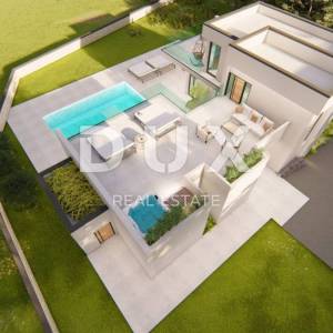 ISTRA, PULA - ekskluzivna vila s bazenom u rohbau fazi - privatna lokacija s okućnicom 2700m2