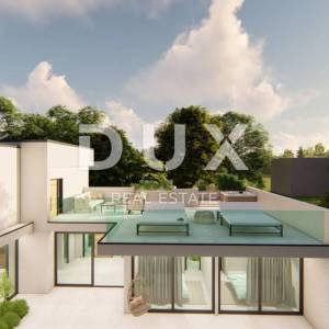 ISTRA, PULA - ekskluzivna vila s bazenom u rohbau fazi - privatna lokacija s okućnicom 2700m2
