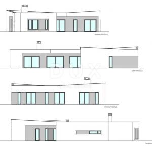 ISTRA, PULA - Projekt nove moderne prizemnice