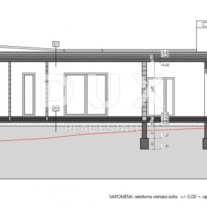 ISTRA, PULA - Projekt nove moderne prizemnice