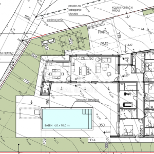 ISTRA, PULA - Projekt nove moderne prizemnice