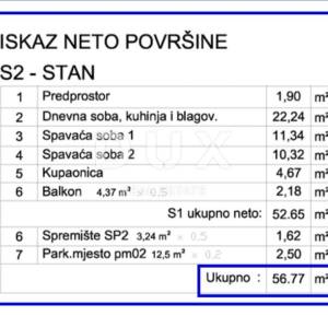 ISTRA, PULA - Stan 56,77 m2! NOVOGRADNJA