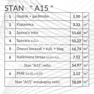 ISTRA, PULA - Stan u novogradnji s terasom