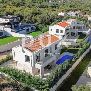 ISTRA, RABAC - Ekskluzivna novoizgrađena vila sa spektakularnim pogledom na more
