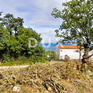 ISTRA, RABAC - Građevinsko zemljište s pogledom na more za više vila