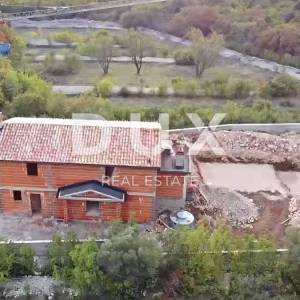 ISTRA, RABAC - Kuća u izgradnji s pogledom na more
