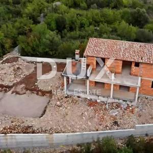 ISTRA, RABAC - Kuća u izgradnji s pogledom na more
