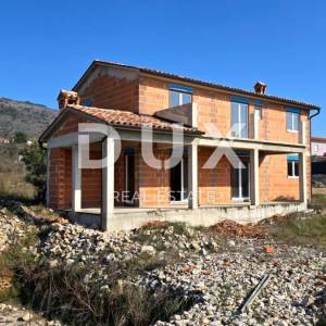 ISTRA, RABAC - Kuća u izgradnji s pogledom na more