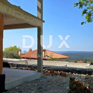 ISTRA, RABAC - Mediteranska kuća s bazenom i panoramskim pogledom na more