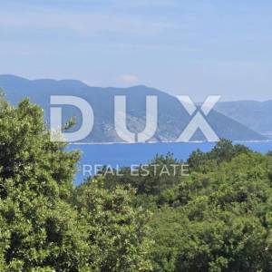 ISTRA, RABAC, OKOLICA - Građevinsko zemljište s prekrasnim pogledom na more, idealno za gradnju dvije vile