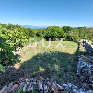 ISTRA, RABAC (OKOLICA) - Kamena kuća s pogledom na more