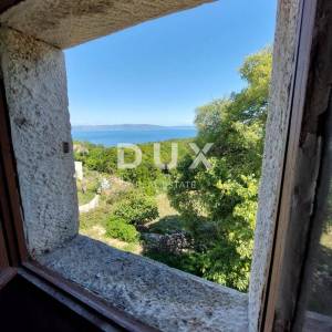 ISTRA, RABAC (OKOLICA) - Kamena kuća s pogledom na more