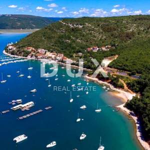 ISTRA, RABAC - Zemljište prvi red do mora s građevinskom dozvolom