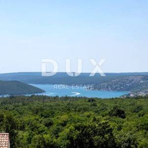 ISTRA, RABAC - Zemljište s dozvolom i pogledom na more