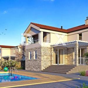 ISTRA, RABAC - Zemljište s građevinskom dozvolom i pogledom na more