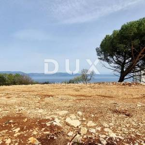 ISTRA, RABAC - Zemljište s građevinskom dozvolom i pogledom na more