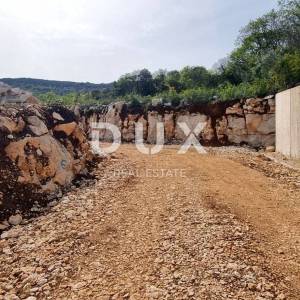 ISTRA, RABAC - Zemljište s pogledom na more i građevinskom dozvolom