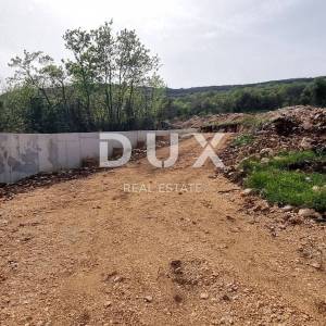 ISTRA, RABAC - Zemljište s pogledom na more i građevinskom dozvolom
