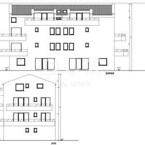 ISTRA, ROVINJ - Dvoetažni penthouse krovnom terasom i pogledom na more