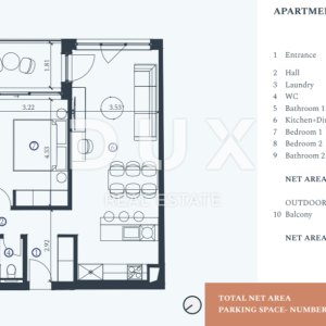 ISTRA, SAVUDRIJA - Moderan apartman blizu mora B42