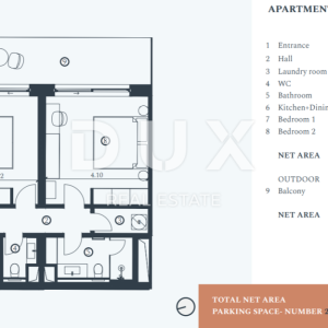 ISTRA, SAVUDRIJA - Moderan apartman blizu mora B16